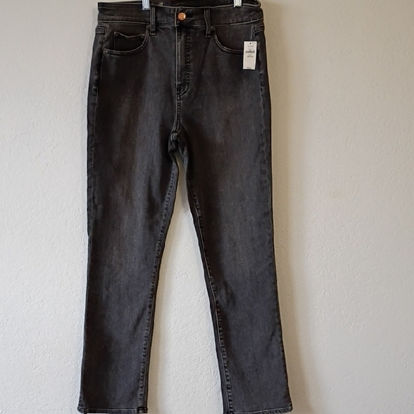 GAP Classic Straight High Rise Gray Women's Jeans Size 30 10R - Picture 2 of 8